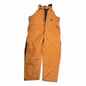 Rugged Wear Overalls XL Cold Weather Gear Tan Insulated